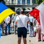 „Nie bądź obojętny”. Manifestacje przeciw przemocy wobec Ukraińców